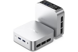 ACEMAGICIAN V1 Mini PC, Ιntel Alder Lake-N150 (hasta 3,6 GHz), 16GB DDR4 512GB M.2 SSD Mini Ordenador de Sobremesa 4K UHD, Gigabit Ethernet WiFi 5, BT4.2 para Oficina/Trabajo