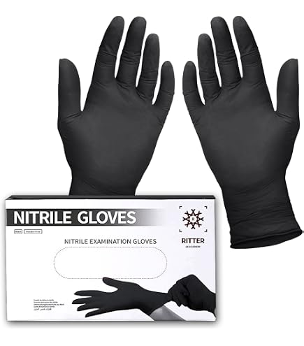100 Nitril Einweghandschuhe – Puderfrei, Größe  Produktbild-Vorschau 3