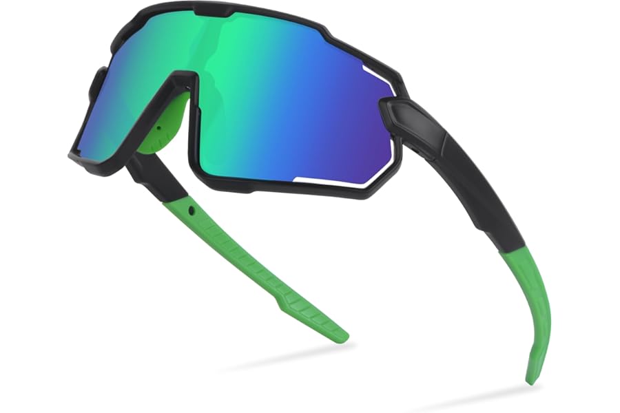 Aullwyr Kids Sunglasses Polarised - UV400 Youth Cycling Sun Glasses for Boys & Girls (Ages 6-15) Children Cycling Cricket Baseball Sports Shades