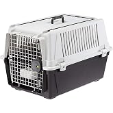 Ferplast Atlas 40 transport box for medium-sized dogs, dog transport box, safety lock, ventilation grille, 49 x 68