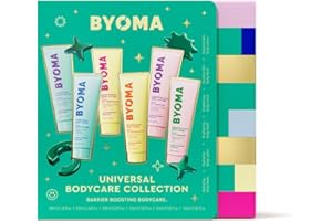 BYOMA Body Trial (6-Piece Kit) - 100mL Hydrating, Brightening, Sensitive Body Wash + Lotion (100ml x 6)
