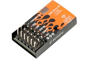 BETAFPV ELRS 2.4GHz Micro Receiver Support 5 CH PWM Outputs Failsafe Function with IPEX MHF T Antenna Compatible for Multirotors Fixed-Wing Helicopters RC Cars Boats Easy to Install Plug and Play