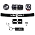 Maglock Magnetic Forced Fresh Air Helmet Coupling System Safe Quick Connect and Detach with Keychain