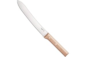 Opinel 1816 równoległy nóż do chleba, drewno, wielokolorowy, jeden rozmiar