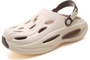 Yenxapei Plataforma Zuecos Sanitarios Hombre, Cómodo Zapatos Transpirable Y Antideslizante Sanitarios, Casual Ligero Zuecos Enfermera De Trabajo