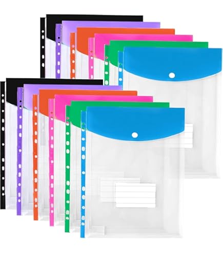 Eco-eco A5 65% Recycled Presentation 4 O Ring Binder With 12 Multi Punched Pockets, 22mm Spine, Pack Of 4 Black, Eco045x4 - View #9