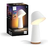 Philips Hue Twilight akıllı uyku ve uyandırma masa lambası, beyaz ve renkli ışık, Bluetooth uyumlu, Alexa, Apple Home & Googl