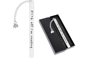 PYBINGCW Reader Gift Bookmark Stainless Steel Bookmark Included in Gift Box Funny Bookmarks Stainless Steel Bookmark for Gifts Graduation Bookmark is Suitable for Men and Women Book Lovers Gift Bookmarks