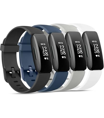 Bracelet Silicone De Remplacement Pour Fitbit Inspire/Inspire HR - Taille S/M (Poignet 14-18 Cm) - Noir