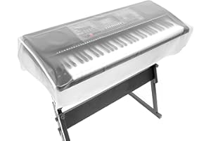 Musiin 61 Keyboard Electronic Piano Dust Cover - Matte Transparent Design for Stylish Protection