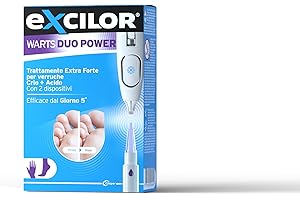 Excilor Warts Duo Power, Trattamento Extra Forte per Verruche con due dispositivi Crio + Acido, Efficace dal giorno 5, per la rimozione di verruche di mani e piedi