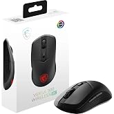 MSI GG VERSA 300 W 8K HZ WIRELESS GAMING MOUSE MAX 26000 DPI 66GR PIXART PAW3395 OPTIK SENSOR MICRO SWITCH OYUNCU FARESI