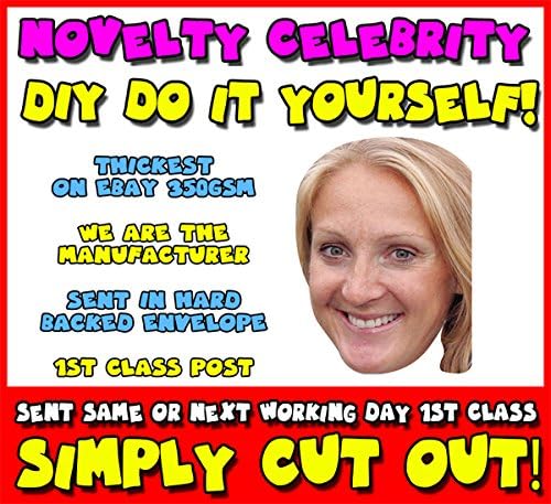 DIY - Do It Yourself Face Mask - Paula Radcliffe Celebrity Face Mask