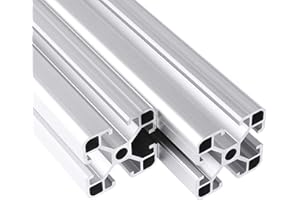 CNCYEAH 2 unidades 4040 – 1000 mm T tipo norma europea perfil de sistema perfil de aluminio 40 x 40 perfil de extrusión de aluminio lineal para impresora 3D y máquina de grabado láser CNC