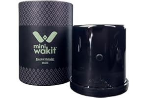 Wakit Grinders (KLR Tree Goddess) - Electric Herb Grinder with See Through Herb Chamber Lit by LED Lights While Grinding When Ball and Chain is Activated via Quick Short Taps
