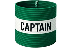 Fitness Health Football Band Soccer Captain's Armband Design Captain Band for Adult and Youth, 5 Colours Available for Multiple Sports, Elastic Arm Band for Captain