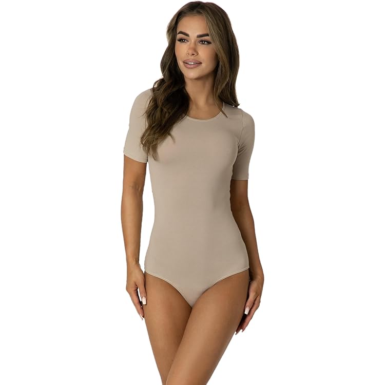 Magi Damen Stringbody Kurzarm - Baumwolle Body Mit Druckverschluss Für Sport & Alltag