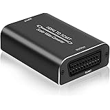 HDMI auf SCART Konverter, AMANKA 1080P HDMI zu SCART Adapter HDMI Eingang SCART Ausgang Composite Video HD Stereo Audio Adapt