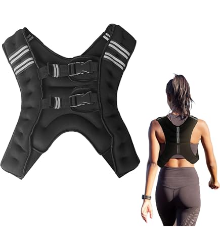 Müller & Blum Gewichtsweste 10 Kg – Verstellbar Mit 10 Herausnehmbaren Gewichten (je 0,9 Kg), Aus Cordura, Für Herren & Damen (Krafttraining, Laufen, Calisthenics)