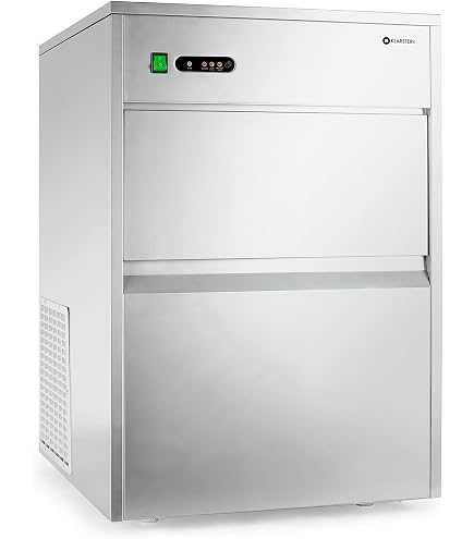 Machine à Glaçons Avec Distributeur Rosenstein & Söhne EWS-2110 - Jusqu'à 8 Kg/jour, 3 Tailles De Glaçons, Réservoir 1.8L