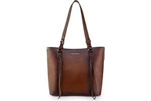 Montana West Crossbody Bag for Women Genuine Leather Western Fringe Purse and Handbag