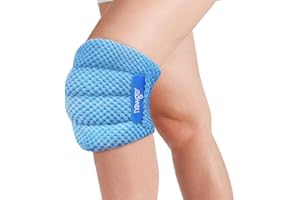 ‎NEWGO NEWGO Wärmekissen Körnerkissen für Knie, Mikrowelle Natürliche Knie Wärmflasche für Linderung von Knieschmerzen und Arthritis, Muskel- und Gelenksteifheit