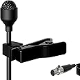 J K Pro Condenser Lavalier Lapel Condenser Microphone MIC-J 044 Compatible with AKG Wireless Transmitter