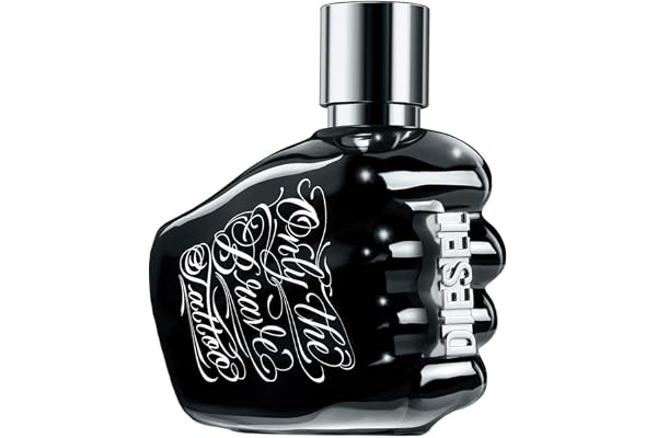 DIESEL Only The Brave Tattoo - Eau De Toilette Homme - Boisé - Accord Pomme Granny Smith, Bois Ambrés & Tabac Narguilé - Tenue Longue Durée - Spray Vaporisateur
