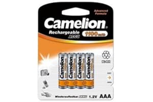 4 x Battery Camelion AAA 1100 mAh Compatible with Landline Telephone Siemens Gigaset SX550i, S67H, SX810 ISDN, A220, AS285, A510 Duo, S810,455X, CX610 ISDN, S79H C300, A285, S810H