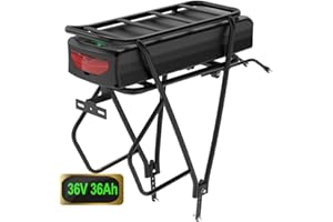 UNIT PACK POWER UPP 36V/48V/72V 27Ah Gepäckträger-E-Bike-Akku passend für 250W 500W 1000W 2000W 3000W E-Bike-Umbausatz Ba-fang Kit(mit Gepäckträger/EU-Ladegerät)