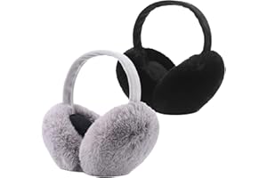 IHCEMIH Paraorecchie da Donna Morbido Peluche per Ragazze Uomo Adulti Scaldaorecchie Termiche Protezione dal Vento Freddo Unisex Accessori Esterno di Inverno per Corsa Sci