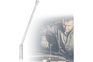 TUZHE Chiave per candela di accensione, 14 mm/16 mm, magnetica, universale, flessibile, set di strumenti per la rimozione di candele (manico lungo, 16 mm)