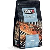 Weber 17665 incense chips, seafood, 700 g, light fruity smoke flavor, salmon, mackerel, shrimp and other seafood