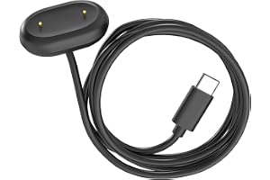 Yaekea Smartwatch Laddare USB C Kabel Kompatibel med Fitbit Air Black 1Pack