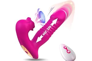 JR JOURLOVE JOURLOVE Estimulador de Clitoris Femenin pro 2 Succionador Clitoris,Vibradorador Clitoris con 10 Modes Vibradorador Mujer Juguetes eroticos Recharge able(Purple -A6)