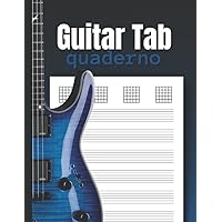 Quaderno Per Chitarra Con Tablature E Pentagrammi | 100 Pagine A4 Per Chitarristi - Foto 10