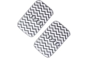 STBNVF 2Pcs Changing Mat, Travel Changing Mat, Portable Changing Mat, Baby Changing Mat, Baby Change Mat, 60 X 37 Cm, Waterproof, Wipe Clean, Lightweight, Perfect for On The Go and Home (Grey)