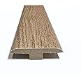 Solid Laminate/Wood Flooring MDF Threshold Strip T Bar 2 Modern Oak Colours (0.9m, New York Oak)