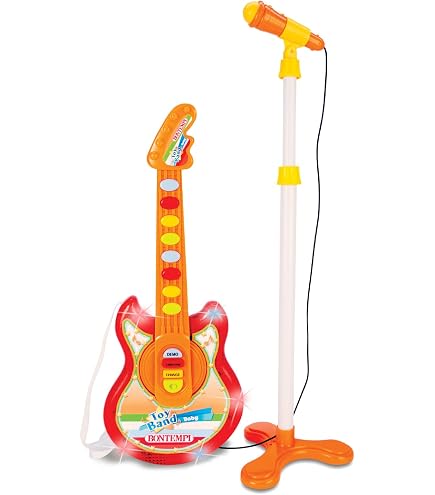 Guitare électrique pour enfants avec LED rose - Achetez-la ici