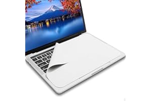 PNPGDYK Protection Clavier Ordinateur, Protection d'Écran de Clavier Doublure en Microfibre et Chiffon de Nettoyage Portable Compatible avec MacBook Air 13/14"