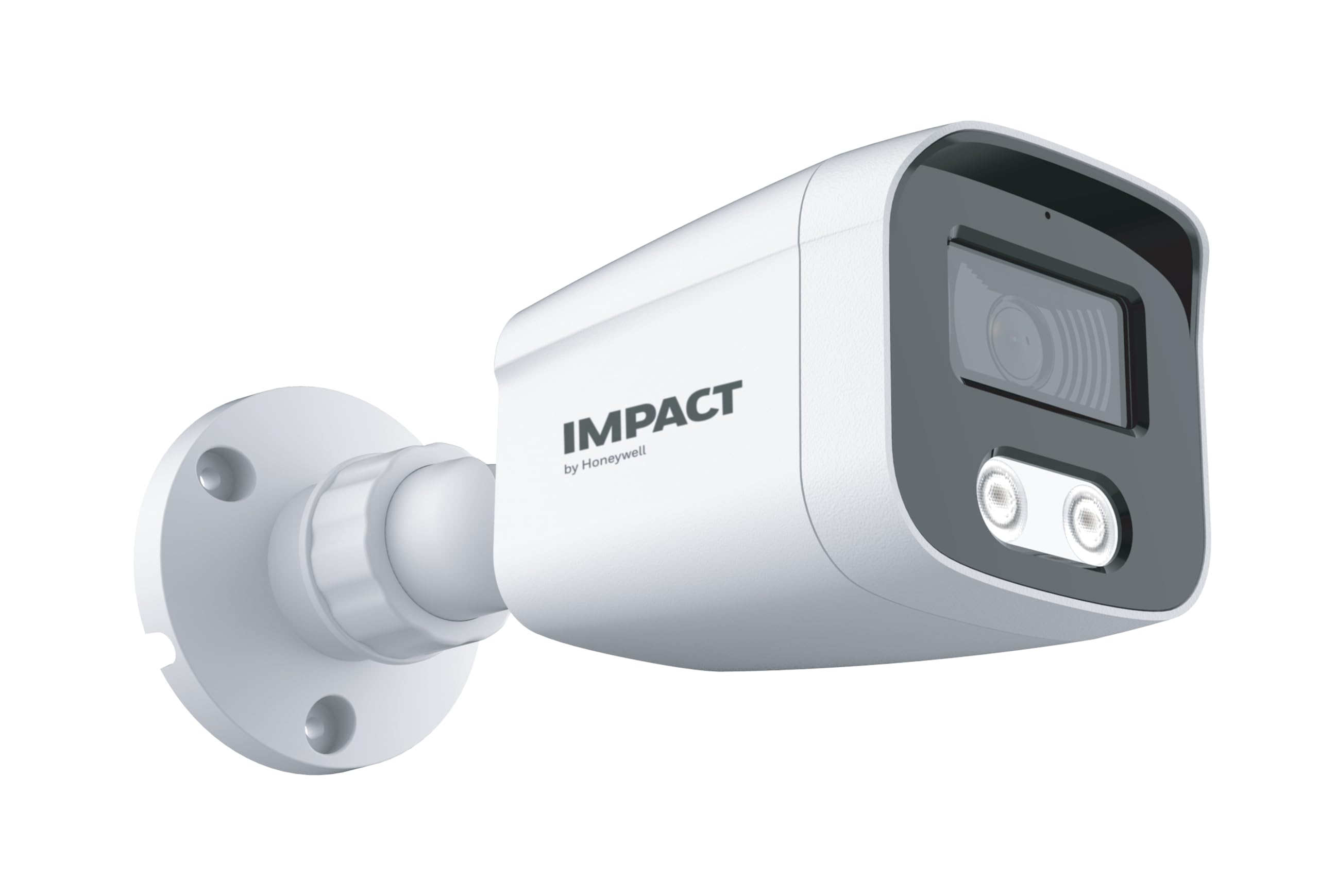 IMPACT by Honeywell 2 MP Wired Outdoor Bullet Security Camera I 1080p AHD CCTV Camera I Night Vision I OSD Control 4 in 1 UTC Support I Smart IR LED 10~20 Mtr I Made in India I Plastic Housing-White