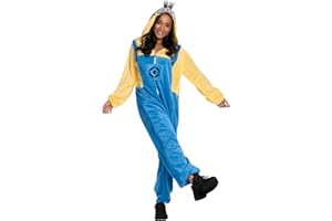 Rubies Official Illumination's Despicable Me 4, Minion Tim Unisex Onesie, Adult Fancy Dress