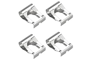 kurkip Windscreen Wiper Clips manganese steel Universal adaptive vehicle model wiper motor linkage arm pop-up fixing Set of 4