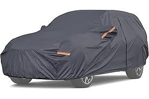 ‎AUTO ACCESSORI LUPEX Auto Accessori Lupex - wasserdichte Autoabdeckung, wetterfest, Größe L für SUV bis zu 458 cm, aus PVC-Gewebe mit Reißverschluss und Baumwollfutter, für Outdoor und Indoor