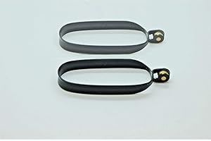 Olax 2X rutschfeste Hacker Zange, Hackle Plier, Duplex-Gummi, Schwarzer Federgummi, Fliegenbinden Fliegenfischen