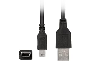 REYTID USB Charging & Data Cable Compatible with GoPro Hero 1/2/3 + Black/Silver/White Editions - Replacement Power Mini Power Lead Battery Charger PC Camera Charge
