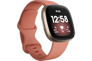‎FITBIT Fitbit Versa 3 by Google – Smartwatch Damen / Herren – Fitness-Tracker mit integriertem GPS, 20 Trainingsmodi, Aktivzonenminuten & Schlafanalyse – Fitnessuhr kompatibel mit Android / iOS