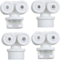 Ersatzgleiter Für IKEA VIDGA Deckenvorhang | 3-läufig - 4 Stück