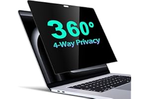 STARY Privacy Screen MacBook Air 13 Inch (2018-2021, M1)&MacBook Pro 13 Inch (2016-2022 M1, M2), Laptop Privacy Film Filter All Round Anti Peeping Blue light Glare MacBook Protection with Webcam Cover