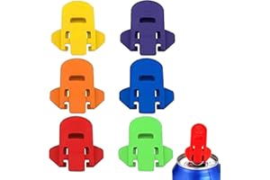 Ouvre Boîtes à Boissons,Ouvre-Boîte de Canette de Boisson,Ouvre-Boîte Manuel Portable Plastique,Ouvre Boîtes à Boissons en Plastique,Ouvre-Boîte Manuel Facile À Ouvrir Protection de Canettes,6Pcs